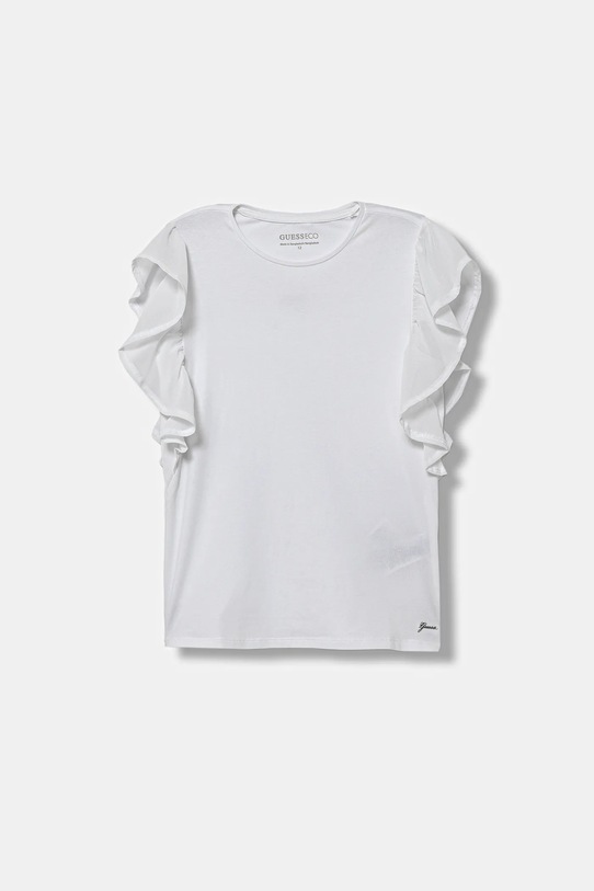 Guess t-shirt dziecięcy z elastanem biały J6RI14.K6YW4.PPY2