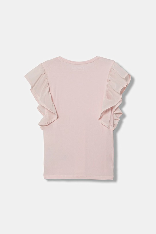 Guess t-shirt dziecięcy J6RI14.K6YW4.PPY2 różowy SS26