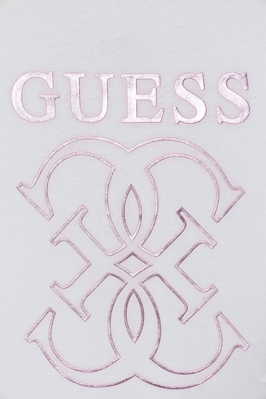 Dziewczynka Guess t-shirt bawełniany dziecięcy J6RI22.K8HM4.PPY2 biały