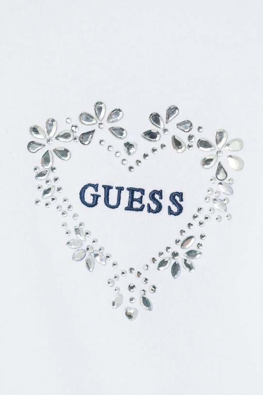 Dziewczynka Guess t-shirt dziecięcy J6RI26.K6YW4.PPY2 biały