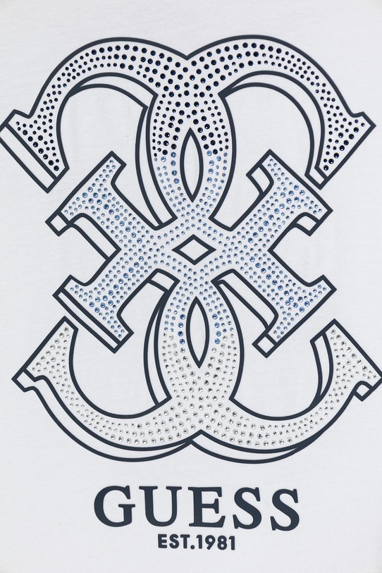 Fete Guess tricou copii J6RI28.K6YW4.PPY2 alb