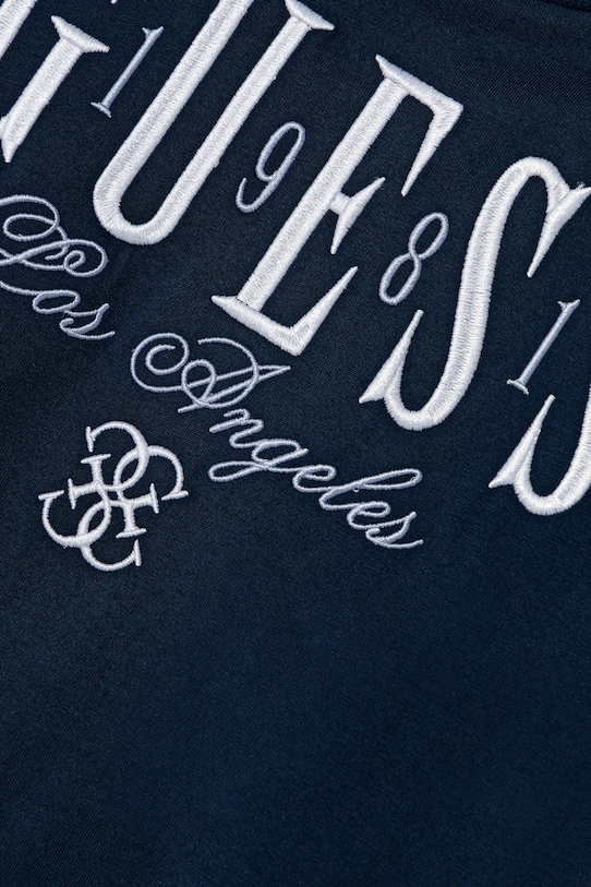 Dziewczynka Guess t-shirt bawełniany J6RI30.KCNQ4.PPY2 granatowy