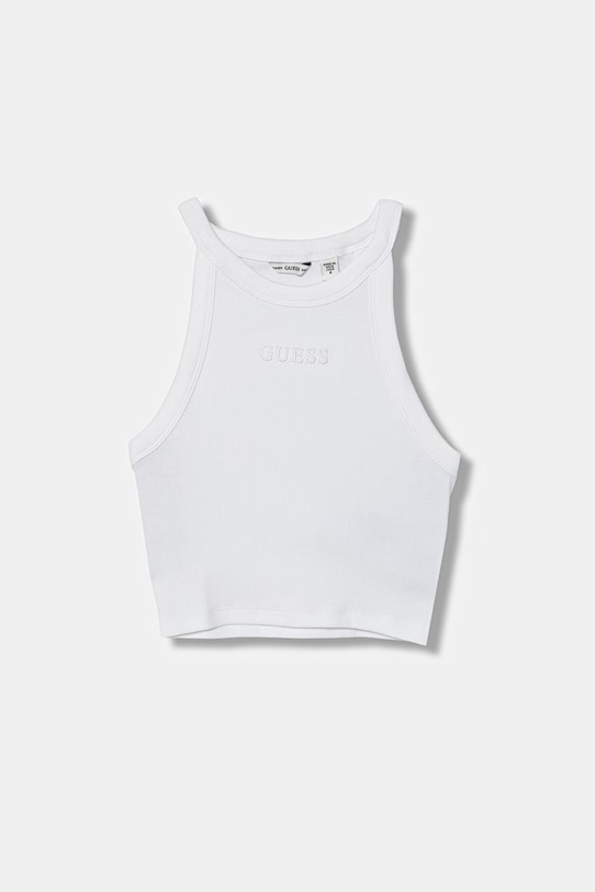 Guess top dziecięcy biały J6RI35.KBPZ4.PPY2