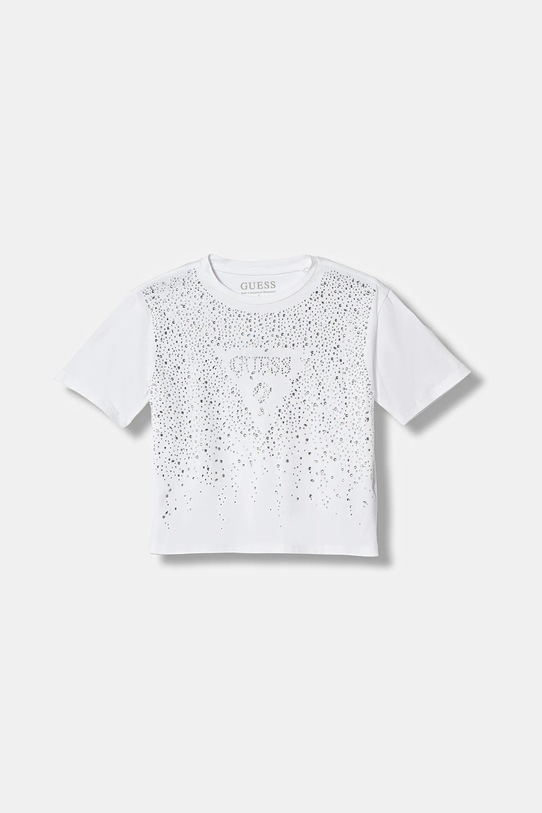 Guess t-shirt dziecięcy wzorzyste biały J6RI37.K6YW4.PPY2