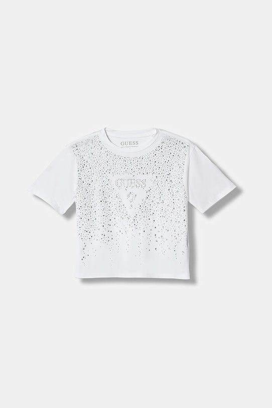 Guess t-shirt dziecięcy wzorzyste biały J6RI37.K6YW4.PPY2