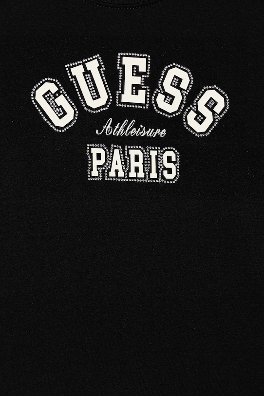 Dziewczynka Guess t-shirt dziecięcy J6RI41.J1314.PPY2 czarny