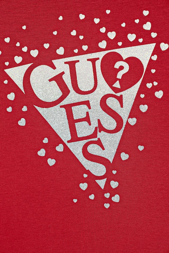 Dziewczynka Guess t-shirt dziecięcy K6RI00.K6YW4.PPY2 czerwony