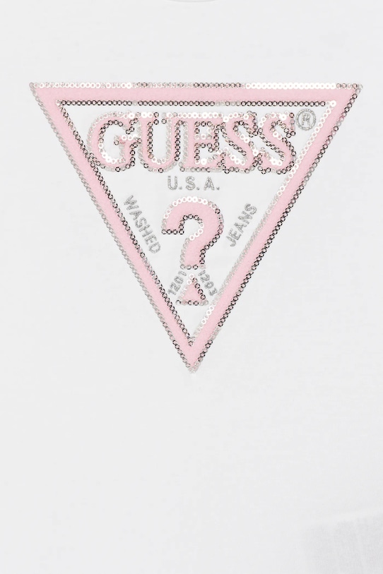 Dziewczynka Guess t-shirt dziecięcy K6RI10.K6YW4.PPY2 biały