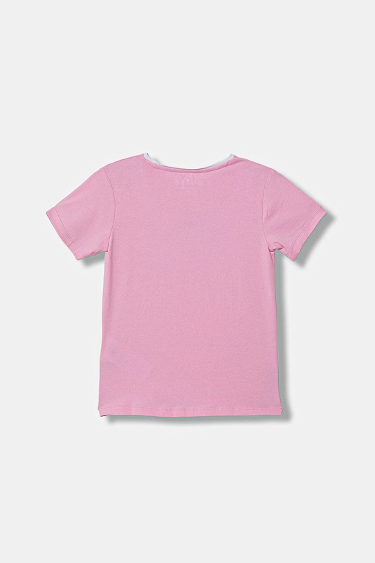 Guess t-shirt dziecięcy K6RI11.K6YW4.PPY2 różowy SS26