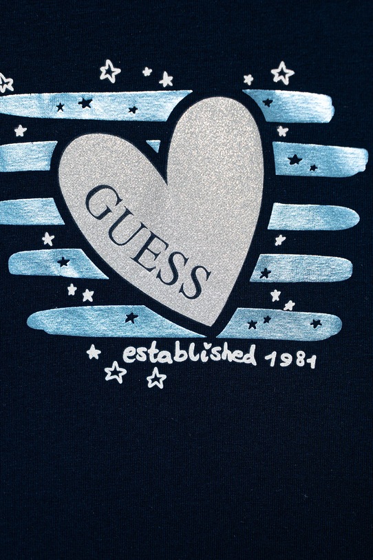 Дівчинка Дитячий лонгслів Guess K6RI14.K6YW4.PPY2 темно-синій