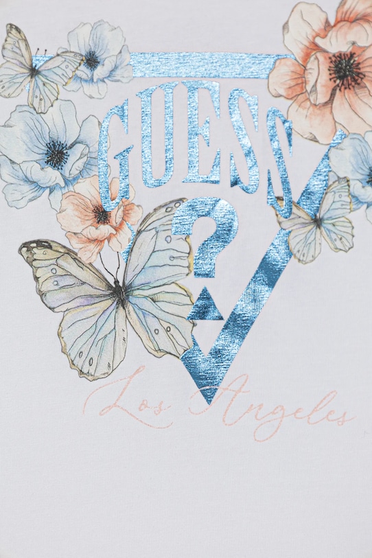 Dziewczynka Guess t-shirt dziecięcy K6RI21.K6YW4.PPY2 biały