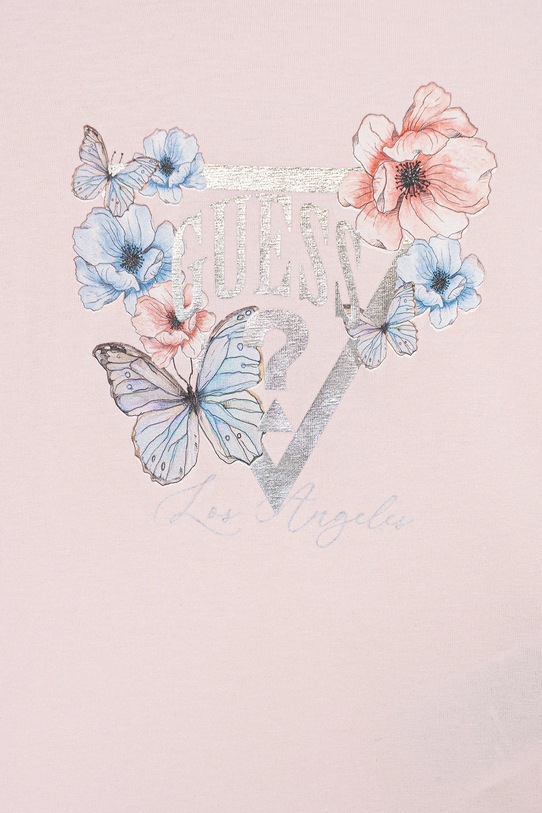 Дівчинка Дитяча футболка Guess K6RI21.K6YW4.PPY2 рожевий