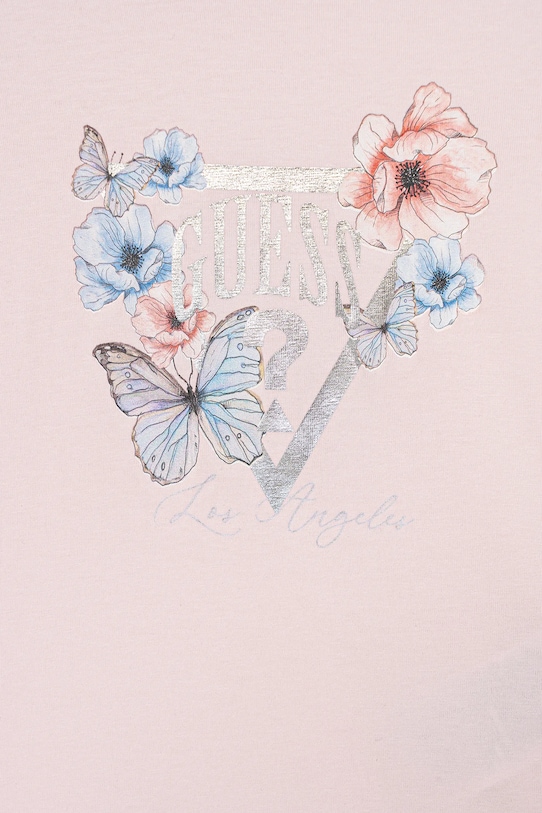 Dziewczynka Guess t-shirt dziecięcy K6RI21.K6YW4.PPY2 różowy