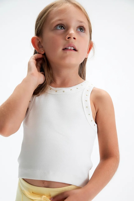 Mayoral top dziecięcy 3021.6F.Mini.PPY2 biały