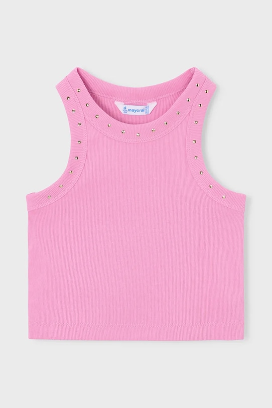 Mayoral top dziecięcy aplikacja różowy 3021.6F.Mini.PPY2