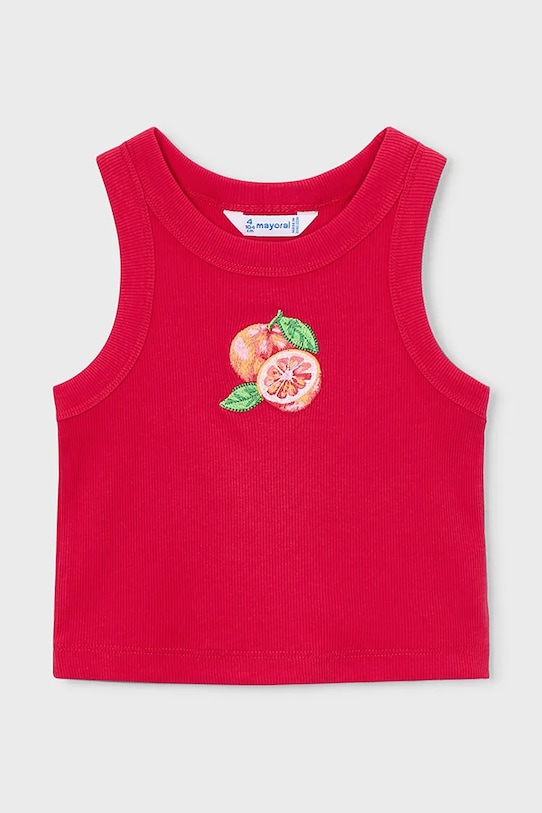 Mayoral top dziecięcy aplikacja czerwony 3021.6F.Mini.PPY2