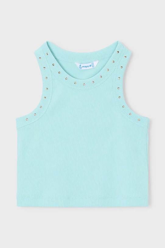 Mayoral top dziecięcy aplikacja turkusowy 3021.6F.Mini.PPY2
