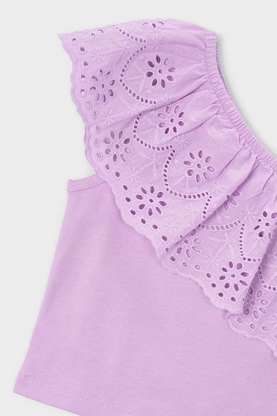 Dziewczynka Mayoral top dziecięcy 3022.6L.Mini.PPY2 fioletowy