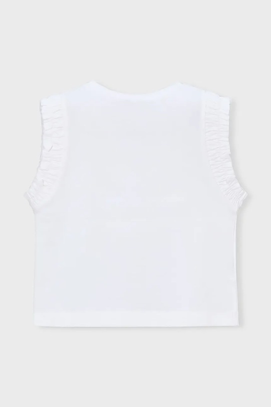Dziewczynka Mayoral top dziecięcy 3023.6M.Mini.PPY2 biały