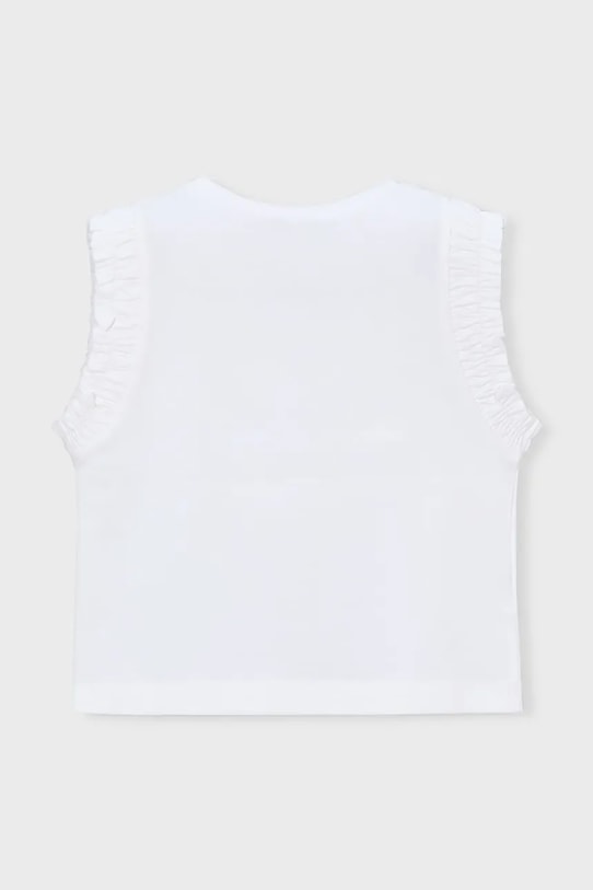 Dziewczynka Mayoral top dziecięcy 3023.6M.Mini.PPY2 biały