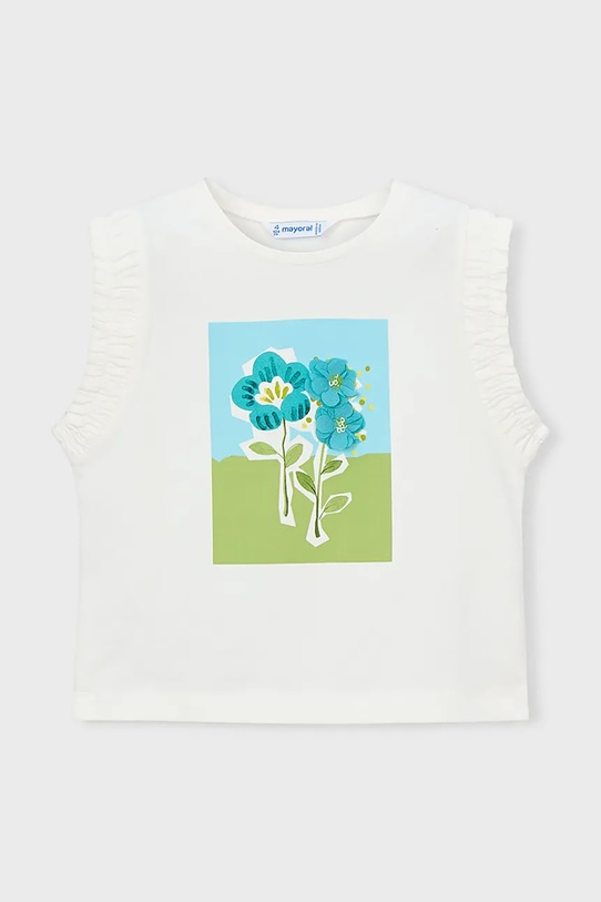 Mayoral top dziecięcy 3023.6M.Mini.PPY2 beżowy SS26