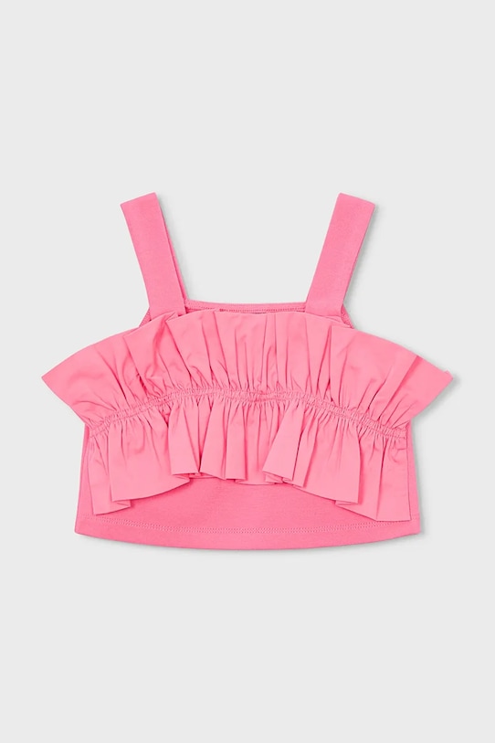 Mayoral top dziecięcy 3025.6D.Mini.PPY2 różowy SS26