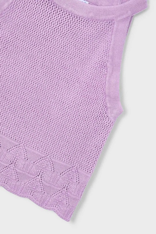 Dziewczynka Mayoral top dziecięcy 3027.6G.Mini.PPY2 fioletowy