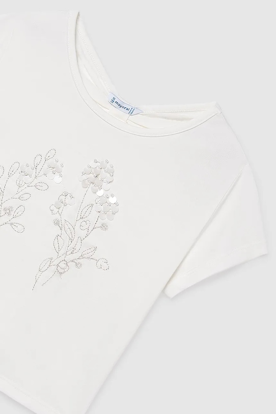 Mayoral t-shirt dziecięcy biały 6002.8A.Junior.PPY2