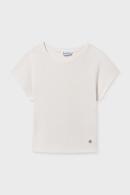 Дитяча футболка Mayoral з еластаном білий 6008.8D.Junior.PPY2