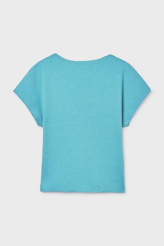 Девочка Детская футболка Mayoral 6008.8D.Junior.PPY2 бирюзовый