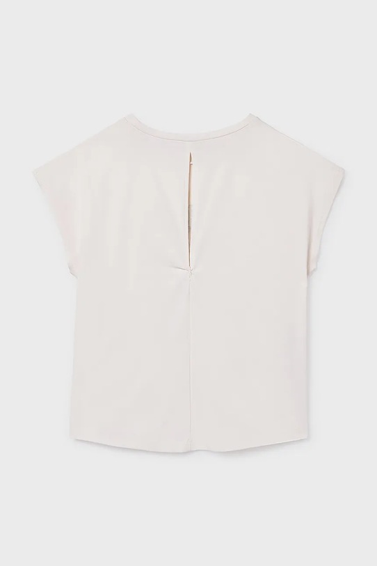 Κοριτσίστικα Παιδικό βαμβακερό μπλουζάκι Mayoral 6010.8G.Junior.PPY2 λευκό