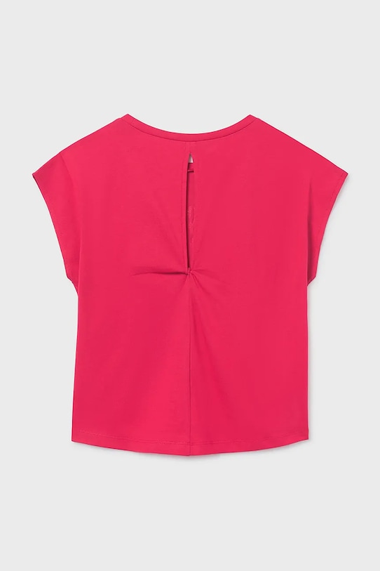 Κοριτσίστικα Παιδικό βαμβακερό μπλουζάκι Mayoral 6010.8G.Junior.PPY2 ροζ