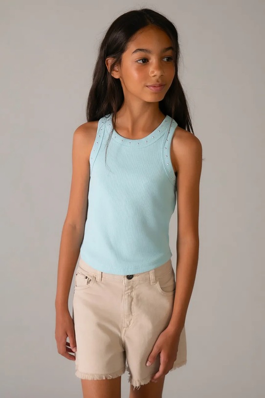 Mayoral top dziecięcy 6013.8D.Junior.PPY2 niebieski