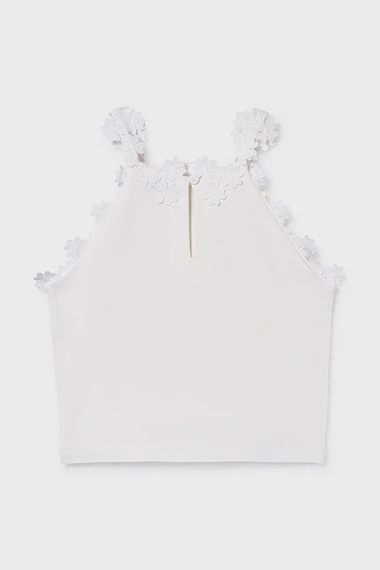 Dziewczynka Mayoral top dziecięcy 6015.8F.Junior.PPY2 biały