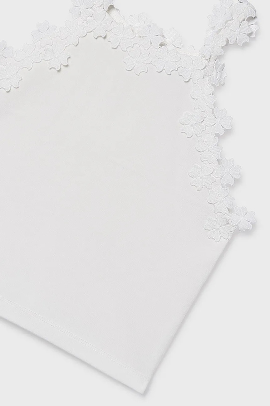 Mayoral top dziecięcy biały 6015.8F.Junior.PPY2