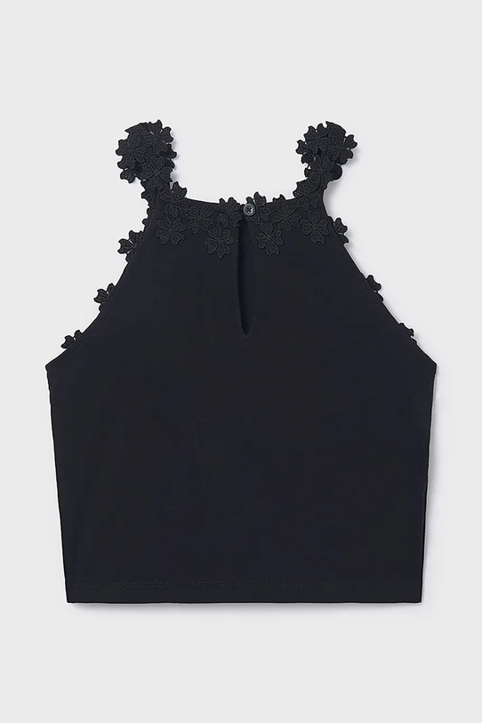 Mayoral top dziecięcy 6015.8F.Junior.PPY2 czarny SS26