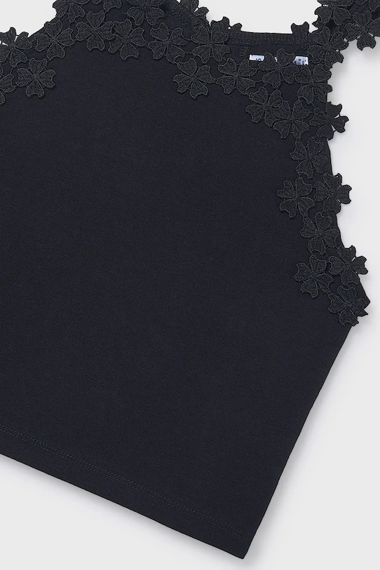 Dziewczynka Mayoral top dziecięcy 6015.8F.Junior.PPY2 czarny