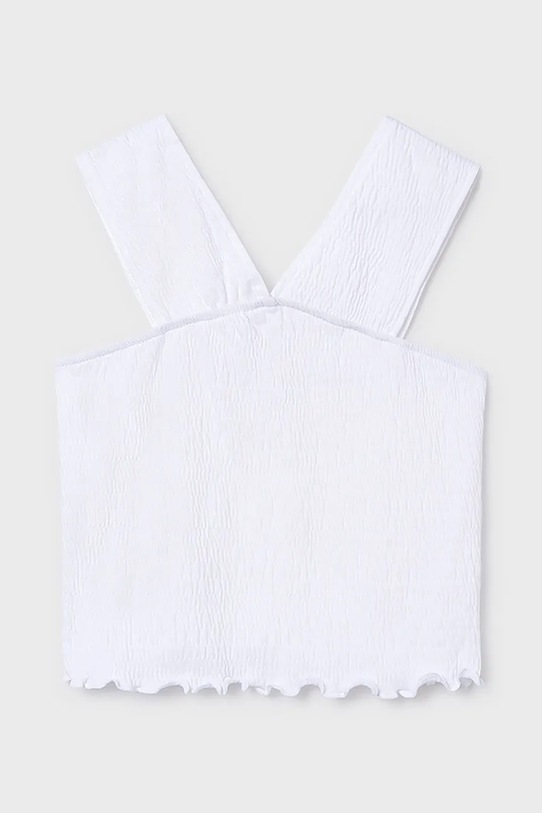 Παιδικό top Mayoral 6018.8G.Junior.PPY2 λευκό SS26