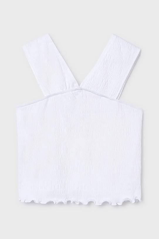 Παιδικό top Mayoral 6018.8G.Junior.PPY2 λευκό SS26