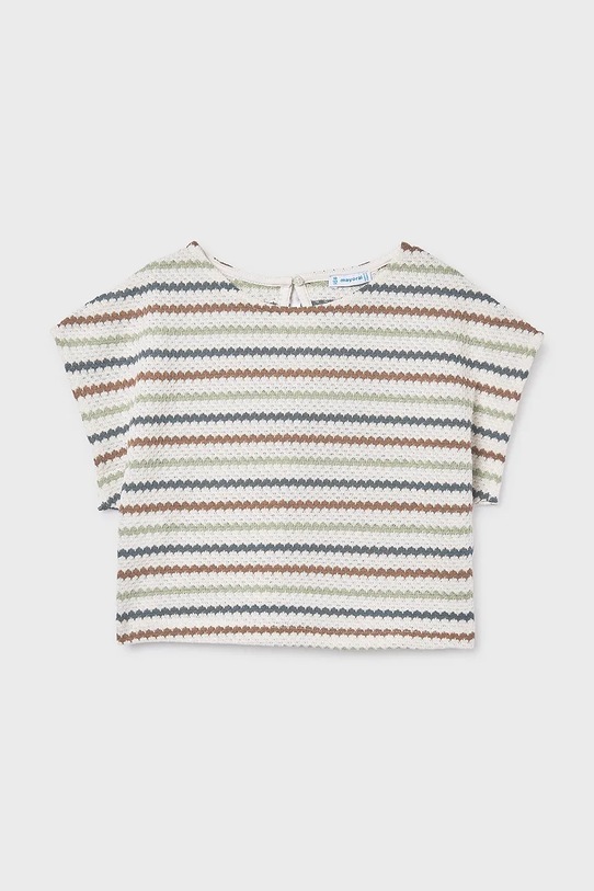 Mayoral t-shirt dziecięcy 6022.8C.Junior.PPY2 beżowy SS26