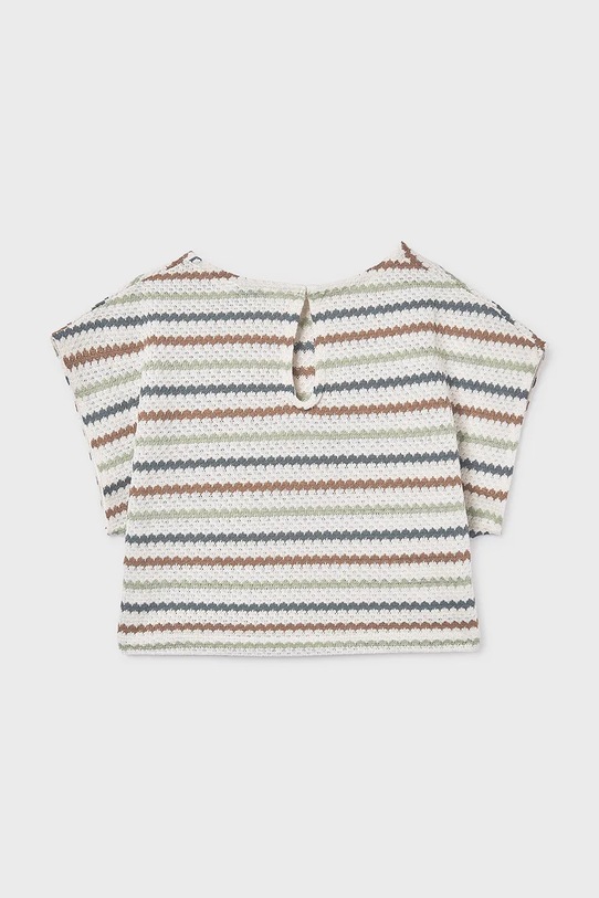 Dziewczynka Mayoral t-shirt dziecięcy 6022.8C.Junior.PPY2 beżowy