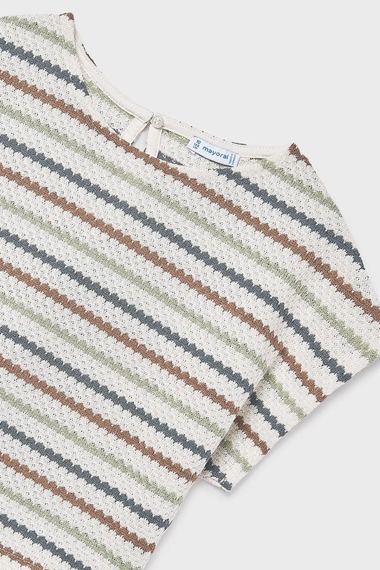 Mayoral t-shirt dziecięcy beżowy 6022.8C.Junior.PPY2