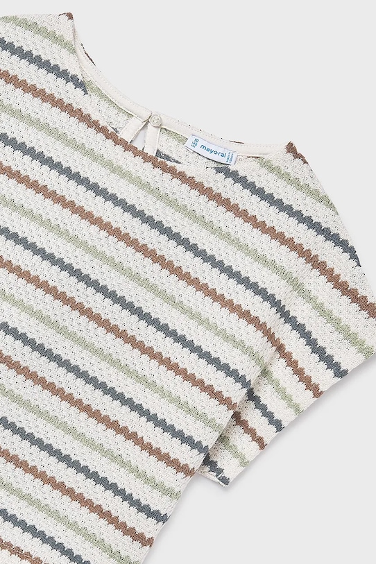 Mayoral t-shirt dziecięcy beżowy 6022.8C.Junior.PPY2