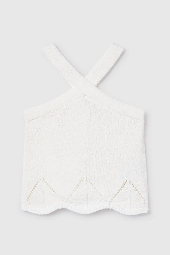 Dziewczynka Mayoral top dziecięcy 6024.8D.Junior.PPY2 biały