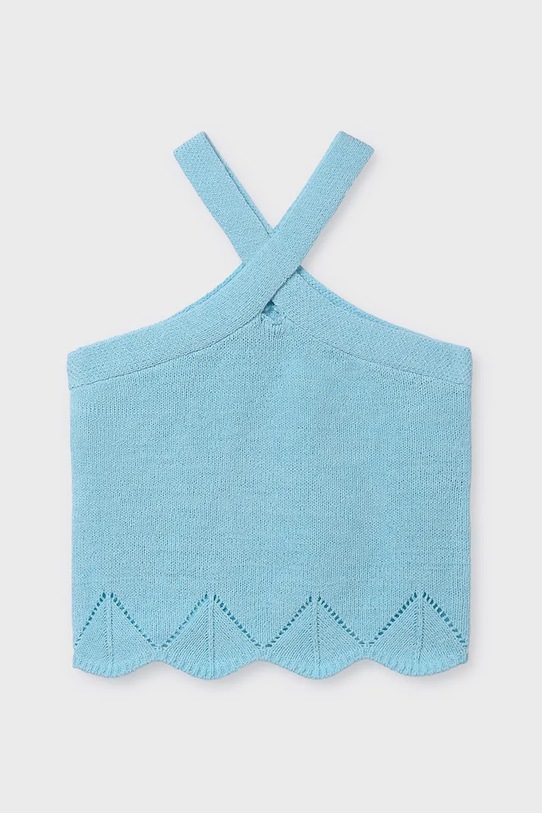 Mayoral top dziecięcy 6024.8D.Junior.PPY2 turkusowy SS26