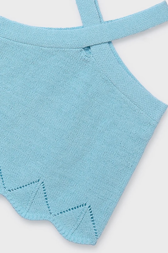 Mayoral top dziecięcy turkusowy 6024.8D.Junior.PPY2