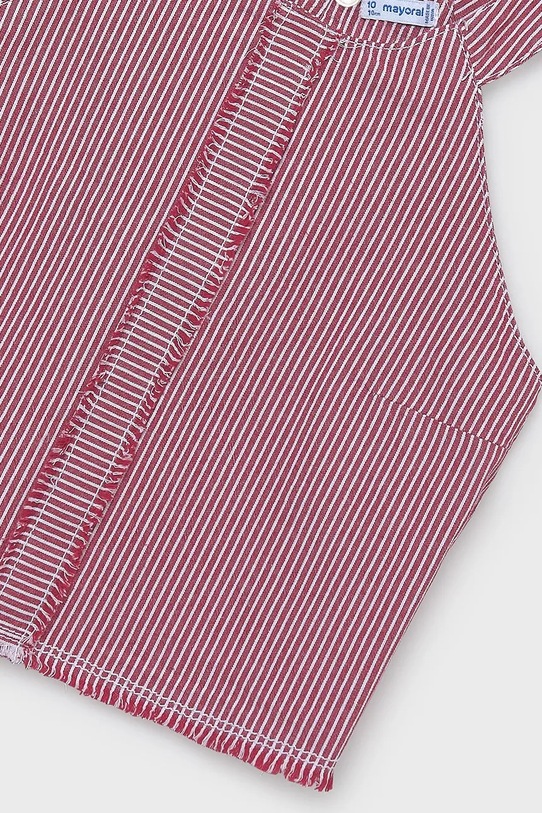 Dziewczynka Mayoral top bawełniany dziecięcy 6025.8F.Junior.PPY2 różowy