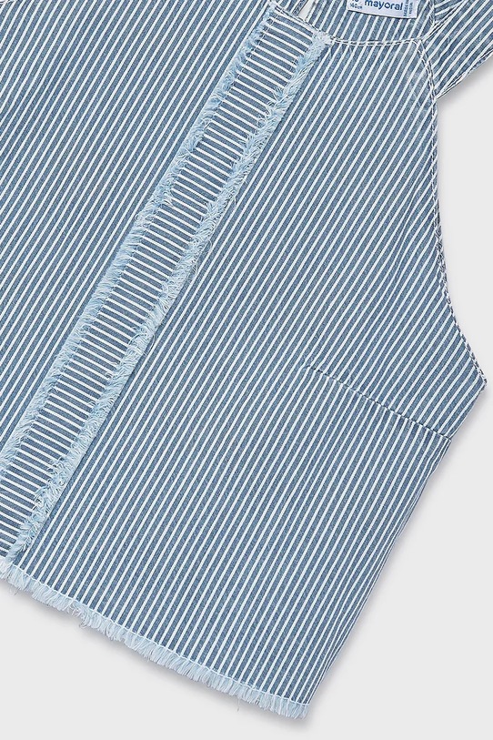 Mayoral top din bumbac pentru copii albastru 6025.8F.Junior.PPY2