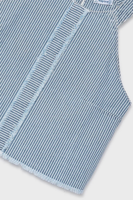 Mayoral top din bumbac pentru copii albastru 6025.8F.Junior.PPY2