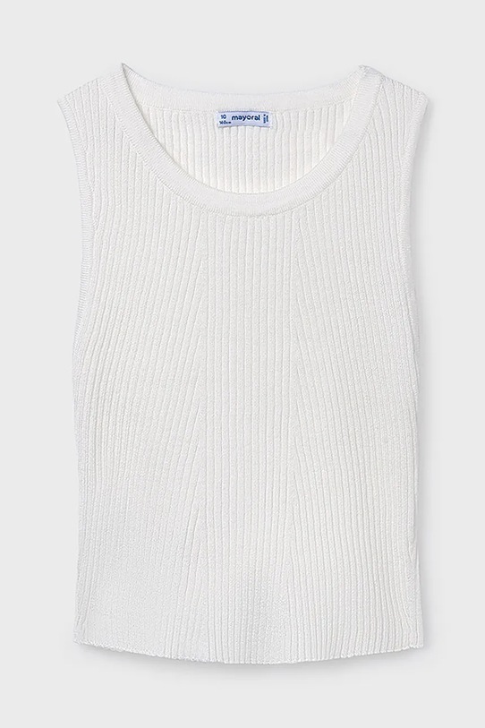 Mayoral top dziecięcy pozostałe biały 6026.8G.Junior.PPY2
